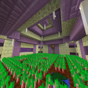 Eine Rote-Bete-Farm im End-Stil