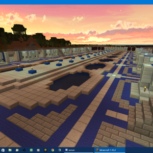 Anfang des vorderen Bereiches des Tempels.