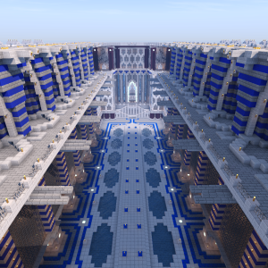 Vorder große Halle. Blick nach hinten.