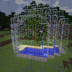 Käfig für die Papageien