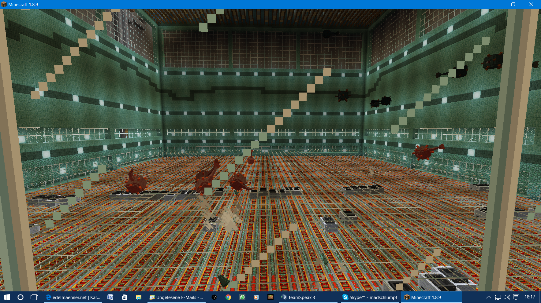 Farm fertig und in betrieb.