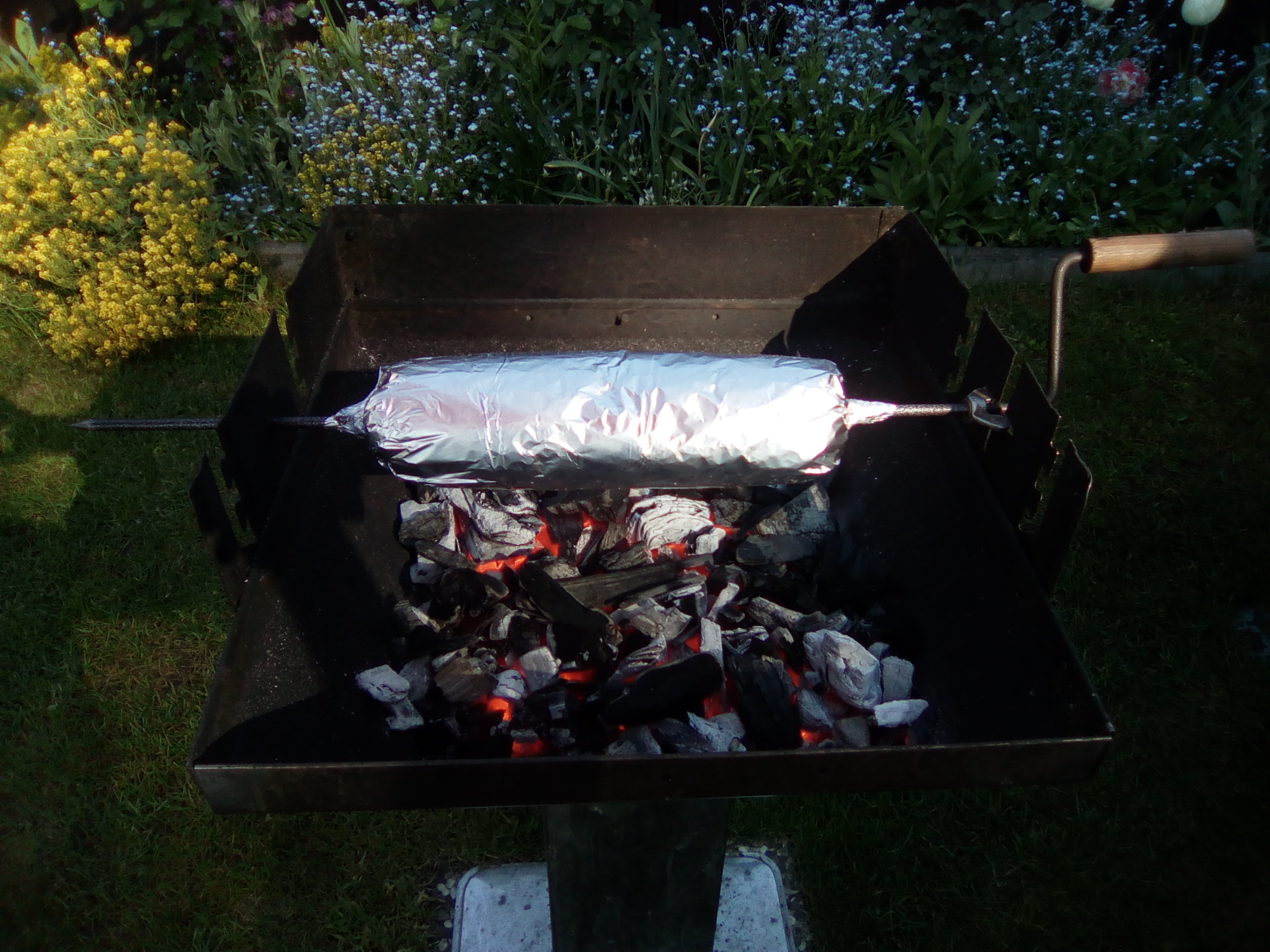 Jetzt 2 Stunden fleißig drehen.