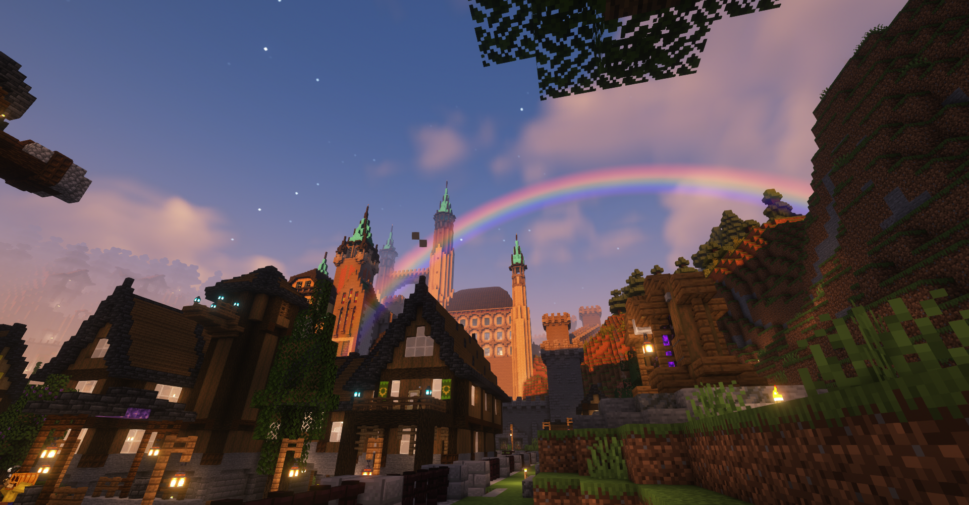 Rainbow over Castle Edurus